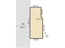 【東京都/杉並区南荻窪】杉並区南荻窪3丁目　土地 区画図