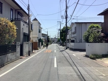 【東京都/世田谷区下馬】下馬六丁目　建築条件無し売地 前面道路