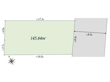【東京都/世田谷区下馬】下馬六丁目　建築条件無し売地 区画図