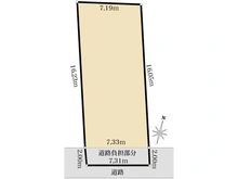 【東京都/文京区本駒込】文京区本駒込3丁目　建築条件付売地 区画図