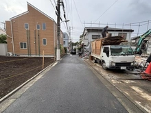 【東京都/品川区豊町】品川区豊町1丁目　建築条件付土地 前面道路