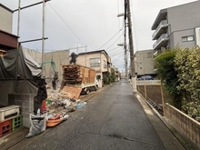 【東京都/品川区豊町】品川区豊町1丁目　建築条件付土地 前面道路