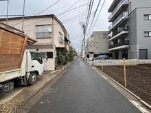 【東京都/品川区豊町】品川区豊町1丁目　建築条件付土地 前面道路