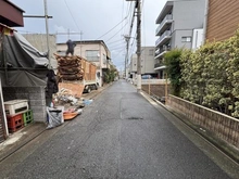 【東京都/品川区豊町】品川区豊町1丁目　建築条件付土地 前面道路