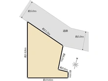 【東京都/三鷹市牟礼】三鷹市牟礼3丁目　土地 区画図