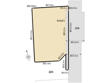【東京都/練馬区春日町】練馬区春日町2丁目　土地 区画図