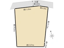 【東京都/練馬区羽沢】練馬区羽沢2丁目　土地 区画図