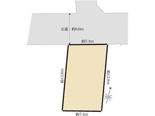 【東京都/練馬区田柄】練馬区田柄4丁目 売地 区画図