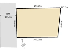 【東京都/練馬区貫井】練馬区貫井4丁目【土地】 区画図