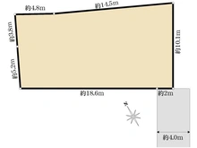 【東京都/練馬区南大泉】練馬区南大泉5丁目 土地 区画図