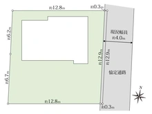 【東京都/世田谷区北烏山】世田谷区北烏山9丁目　土地 区画図