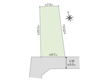 【東京都/三鷹市新川】三鷹市新川1丁目 売地 区画図