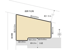 【東京都/三鷹市北野】三鷹市北野1丁目　売地 区画図
