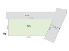【東京都/杉並区浜田山】杉並区浜田山2丁目 売地No,1 区画図