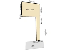 【東京都/世田谷区赤堤】世田谷区赤堤一丁目　古家付き売地 区画図