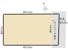 【東京都/杉並区高井戸東】杉並区高井戸東3丁目　売地 区画図