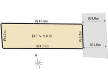 【東京都/大田区中馬込】大田区中馬込1丁目　売地 区画図
