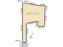 【東京都/品川区大崎】品川区大崎2丁目　売地 区画図