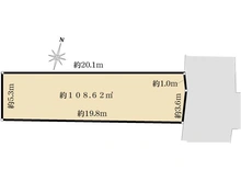 【東京都/品川区小山】品川区小山二丁目売地 区画図