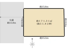 【東京都/小金井市本町】小金井市本町3丁目　売地 区画図