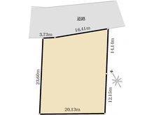 【東京都/大田区南馬込】大田区南馬込4丁目　開発用地 区画図