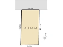 【東京都/日野市豊田】日野市豊田4丁目　土地 区画図