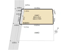 【東京都/杉並区成田東】杉並区成田東三丁目　売地2区画-1 区画図