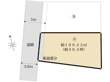 【埼玉県/富士見市関沢】富士見市関沢2丁目　土地A区画 区画図