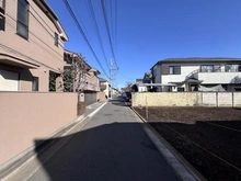 【東京都/世田谷区成城】世田谷区成城9丁目　土地 前面道路：南から北に向かって撮影