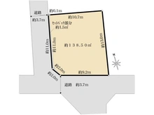 【東京都/世田谷区成城】世田谷区成城7丁目　条件付売地 区画図