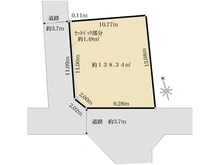 【東京都/世田谷区成城】世田谷区成城7丁目 売地 区画図