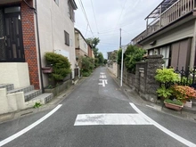 【埼玉県/川口市南鳩ヶ谷】川口市南鳩ヶ谷3丁目　古家付き土地 前面道路