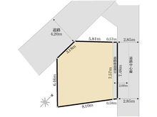 【埼玉県/川口市朝日】川口市朝日二丁目　古家付土地 区画図