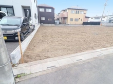 【埼玉県/三郷市高州】三郷市高洲3丁目　土地　1号地 現地：全3区画／対象地手前側