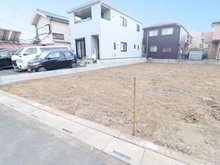 【埼玉県/三郷市高州】三郷市高洲3丁目　土地　1号地 現地：全3区画／対象地手前側