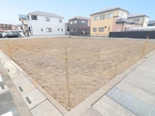 【埼玉県/三郷市高州】三郷市高洲3丁目　土地　3号地 現地：全3区画／対象地手前側