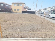 【埼玉県/三郷市高州】三郷市高洲3丁目　土地　3号地 現地：全3区画／対象地正面