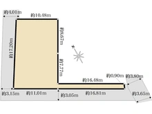 【神奈川県/川崎市麻生区片平】川崎市麻生区片平4丁目　売地 区画図
