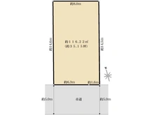 【東京都/三鷹市牟礼】三鷹市牟礼4丁目売地 区画図