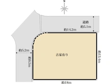 【大阪府/枚方市山之上】枚方市山之上4丁目　土地 区画図