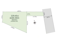 【兵庫県/宝塚市寿楽荘】宝塚市寿楽荘　土地 区画図