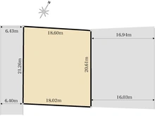 【大阪府/豊中市新千里南町】豊中市新千里南町三丁目　土地 区画図