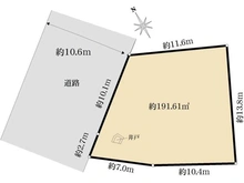 【兵庫県/神戸市東灘区岡本】神戸市東灘区岡本六丁目　土地（更地渡し） 区画図
