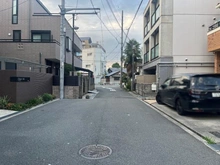 【大阪府/大阪市旭区清水】大阪市旭区清水3丁目 売土地 前面道路