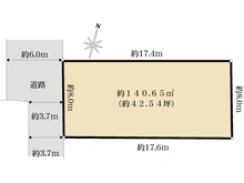 【大阪府/大阪市旭区清水】大阪市旭区清水3丁目 売土地 区画図