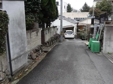 【大阪府/寝屋川市東香里園町】寝屋川市東香里園町　売地 前面道路