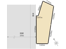 【大阪府/池田市豊島北】池田市豊島北一丁目 土地 区画図