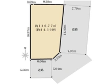 【兵庫県/宝塚市福井町】宝塚市福井町　売土地 区画図
