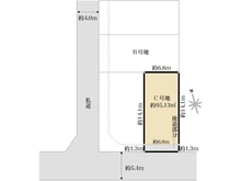 【大阪府/守口市西郷通】守口市西郷通4丁目 C号地 区画図