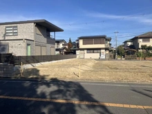 【大阪府/交野市松塚】交野市松塚　売地 現地：対象地は向かって左側